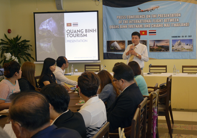 Đặt mua hơn 95% số vé cho chuyến bay đầu tiên từ Chiang Mai-Quảng Bình