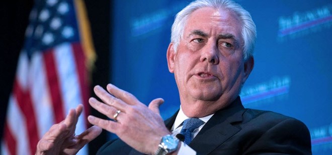 Ngoại trưởng Mỹ Rex Tillerson chuẩn bị thăm 3 nước Đông Nam Á