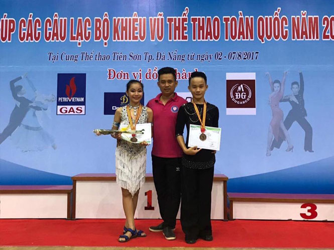 Quảng Bình giành giải B Thanh niên tại Giải khiêu vũ thể thao toàn quốc 2017