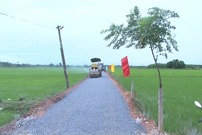 Xã Đại Trạch: "Dân vận khéo" xây dựng giao thông nông thôn