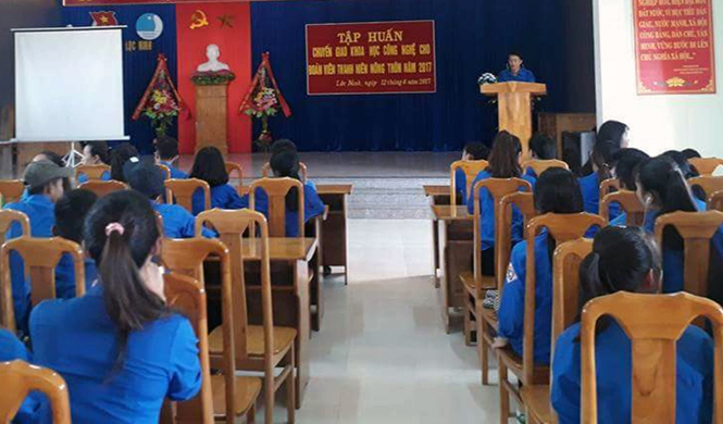 Tập huấn chuyển giao khoa học công nghệ cho đoàn viên thanh niên nông thôn