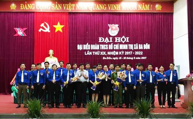 Đại hội Đoàn TNCS Hồ Chí Minh thị xã Ba Đồn lần thứ XIX, nhiệm kỳ 2017-2022