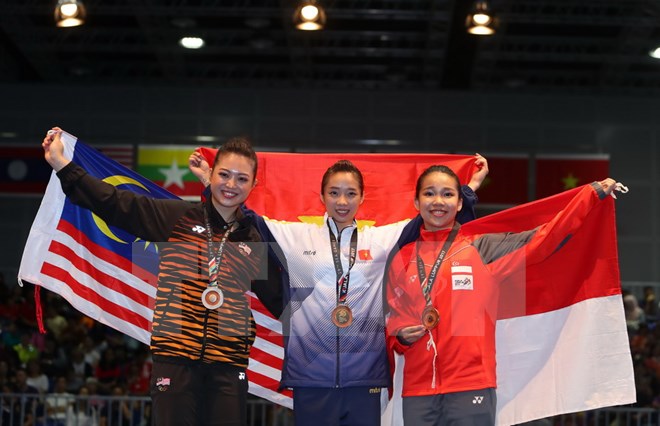 Bảng xếp hạng SEA Games 29: Việt Nam giành 4 HCV, leo lên tốp 4