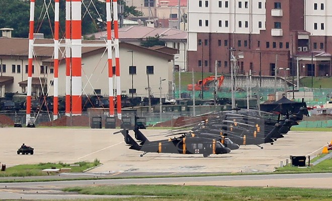 Tổng thống Hàn Quốc lên tiếng về cuộc tập trận chung với Mỹ