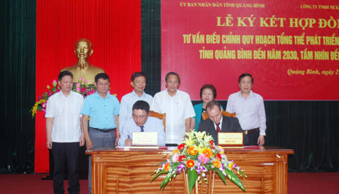 Ký kết dự án quy hoạch mang tính khoa học, tạo sự đột phá mới