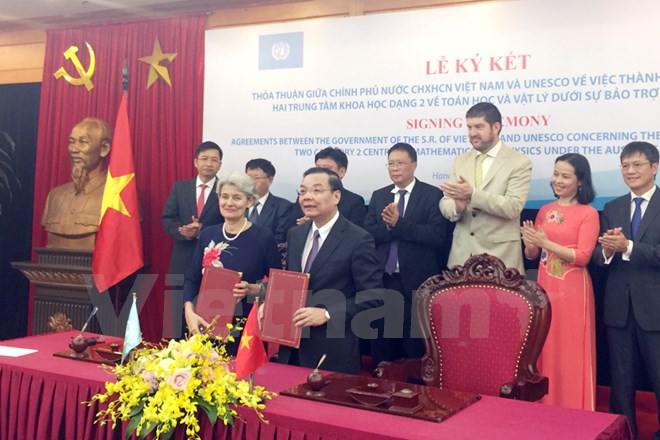 UNESCO chính thức bảo trợ hai trung tâm khoa học dạng 2 của Việt Nam