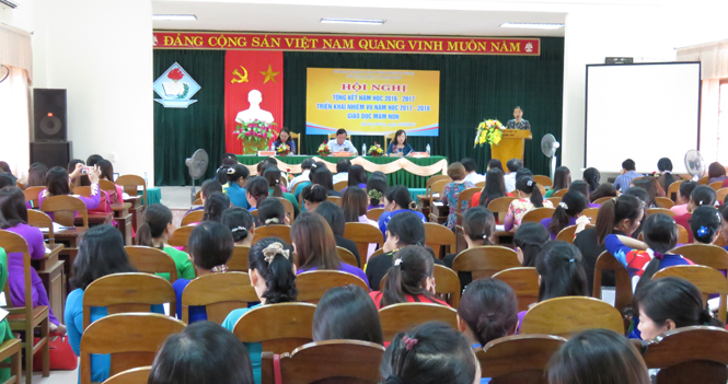 Năm học 2017-2018 ưu tiên đầu tư nguồn lực cho giáo dục mầm non