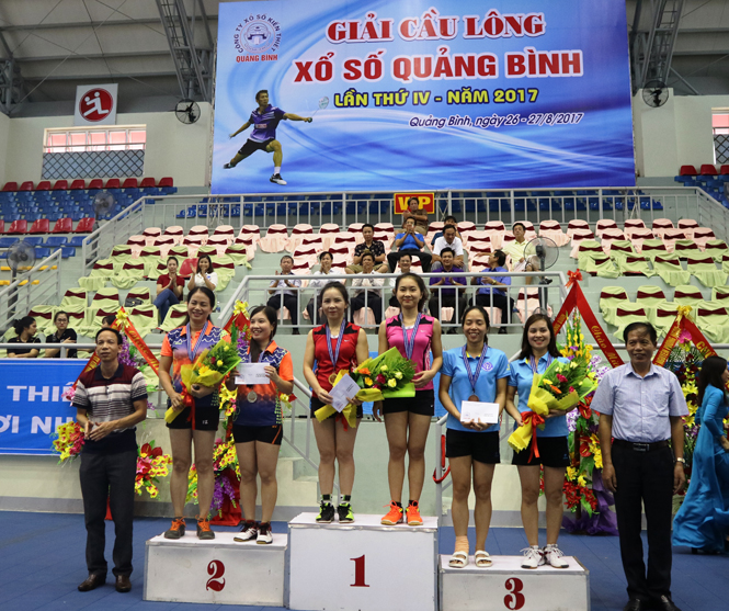 Giải cầu lông xổ số Quảng Bình lần thứ IV-2017