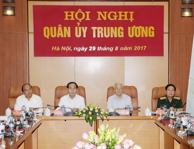Tổng Bí thư Nguyễn Phú Trọng chủ trì Hội nghị Quân ủy Trung ương