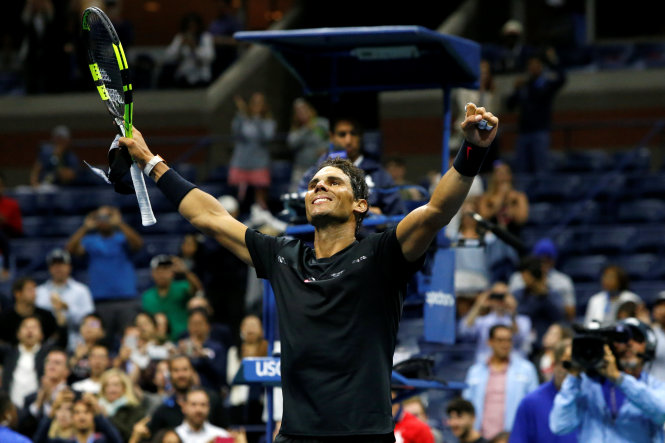 Nadal thẳng tiến vào vòng 3 US Open 2017