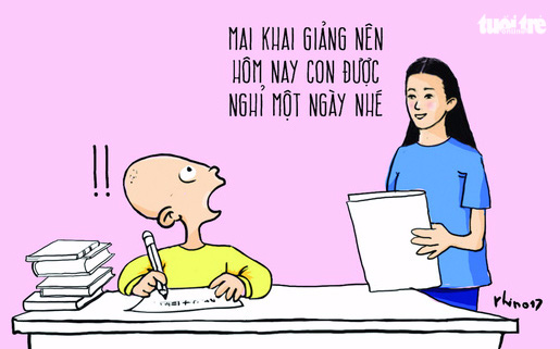 Tựu trường, nhắc... sách giáo khoa
