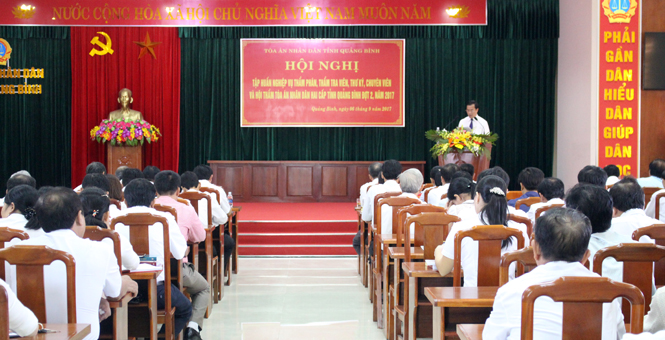 Tòa án nhân dân tỉnh: Tập huấn chuyên đề nâng cao kỹ năng, nghiệp vụ xét xử