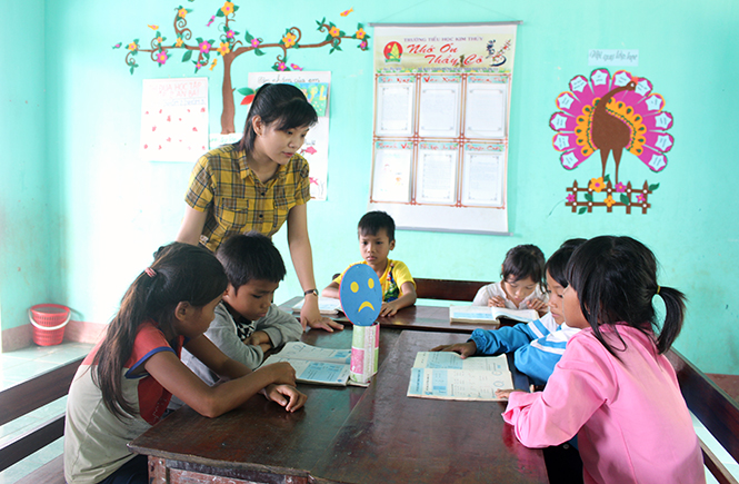Con chữ cắm bản An Bai