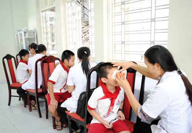 Phấn đấu 100% học sinh, sinh viên có BHYT
