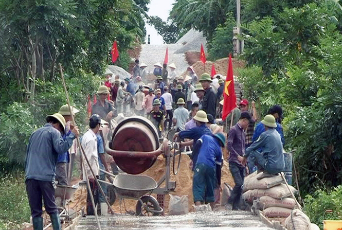 Xã Tây Trạch (Bố Trạch): Đích nông thôn mới đến gần