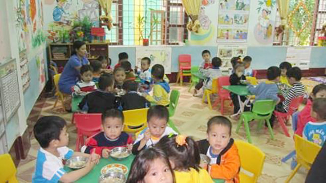 Bảo đảm an toàn thực phẩm tại bếp ăn các trường mầm non
