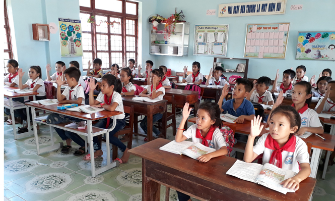 Hơn 95% trường học đón học sinh đi học trở lại