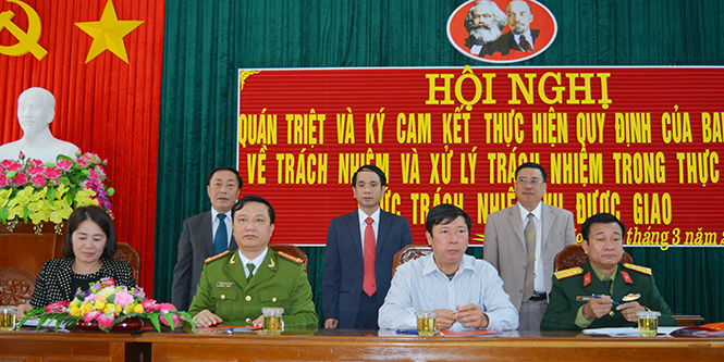 Quảng Ninh: Tiếp tục đẩy mạnh thực hiện Quy định 01