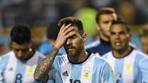 Messi vô duyên, Argentina nguy cơ ngồi nhà xem World Cup 2018