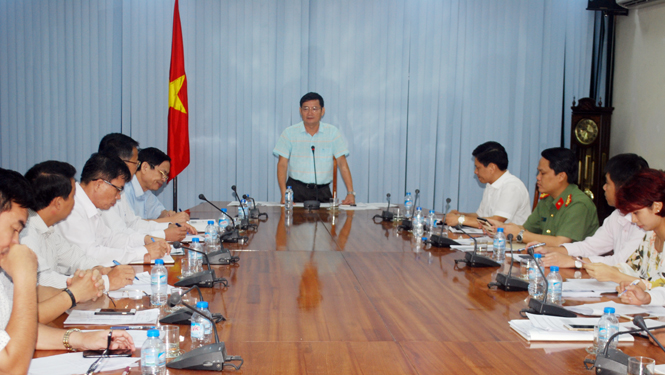 Rà soát công tác chuẩn bị cuộc thi Hoa hậu Hòa bình thế giới năm 2017