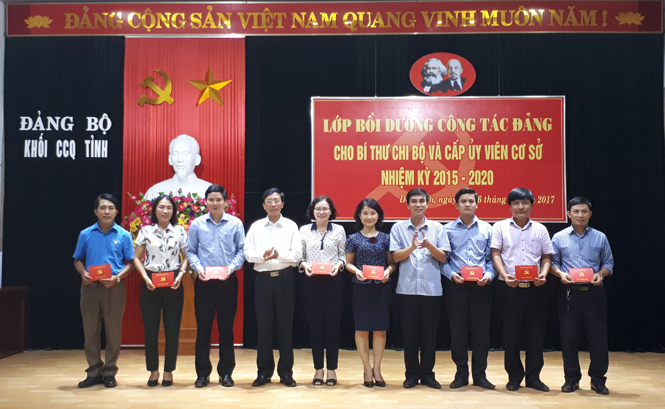 Bồi dưỡng công tác Đảng cho bí thư chi bộ và cấp ủy viên cơ sở