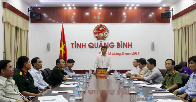 Triển khai ngay công tác phòng chống lũ lụt, sẵn sàng ứng phó với bão số 11
