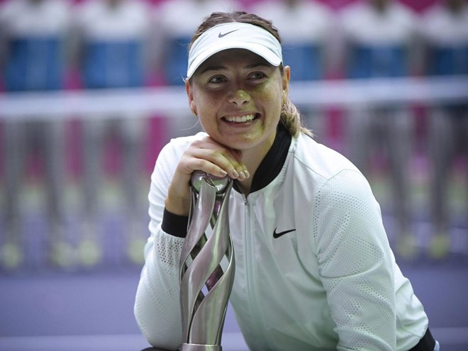 Sharapova giành danh hiệu đầu tiên sau án phạt cấm thi đấu​