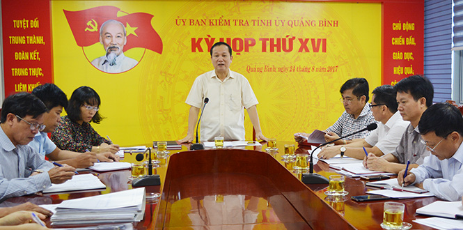 Ngành Kiểm tra Đảng tỉnh Quảng Bình viết tiếp trang sử truyền thống vẻ vang