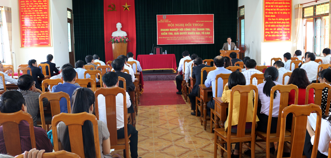 Đối thoại "Doanh nghiệp với công tác thanh tra, kiểm tra, giải quyết khiếu nại, tố cáo"