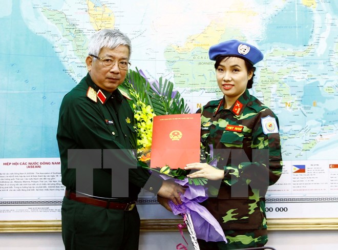 Việt Nam có nữ quân nhân đầu tiên tham gia lực lượng gìn giữ hòa bình