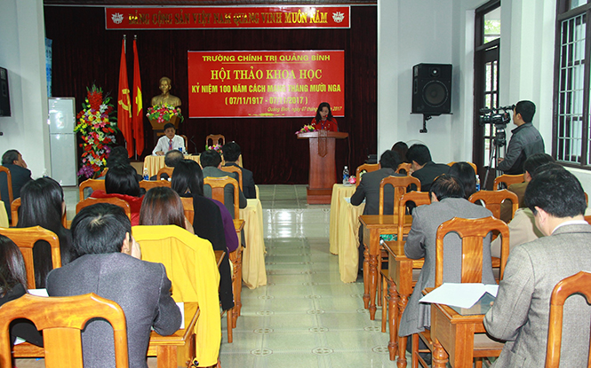 Hội thảo khoa học kỷ niệm 100 năm Cách mạng Tháng Mười Nga