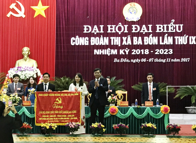 Đại hội Công đoàn thị xã Ba Đồn lần thứ IX, nhiệm kỳ 2018-2023