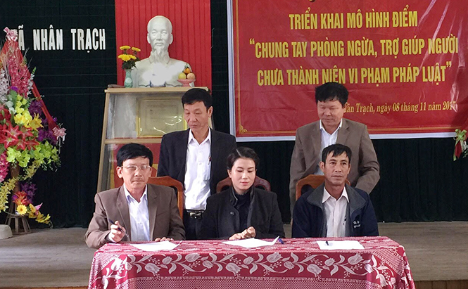 Triển khai mô hình điểm 'Chung tay phòng ngừa, trợ giúp người chưa thành niên vi phạm pháp luật'