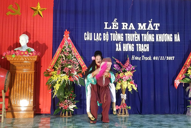 Ra mắt Câu lạc bộ Tuồng truyền thống Khương Hà