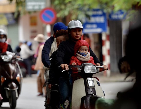 Không khí lạnh bao trùm khu vực miền Bắc, nhiệt độ tiếp tục xuống thấp