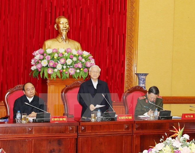 Phiên họp thường kỳ Ban Thường vụ Đảng ủy Công an Trung ương
