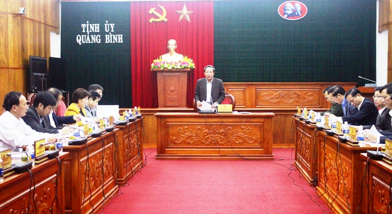 Hội nghị Ban Thường vụ Tỉnh ủy: Thống nhất các chỉ tiêu, kế hoạch năm 2018