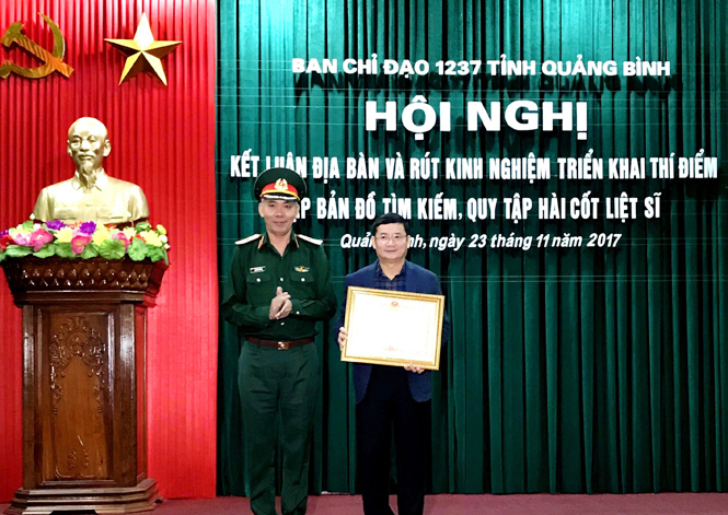 Rút kinh nghiệm triển khai thí điểm lập bản đồ tìm kiếm, quy tập hài cốt liệt sỹ