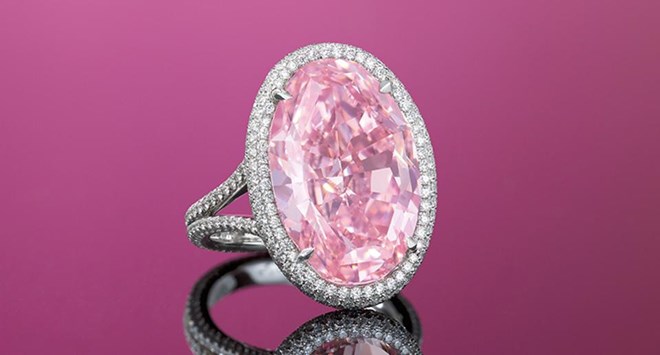 Viên kim cương hồng Pink Promise quý hiếm có giá tới 32 triệu USD