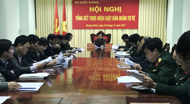 Tập trung xây dựng lực lượng dân quân tự vệ đáp ứng yêu cầu trong tình hình mới