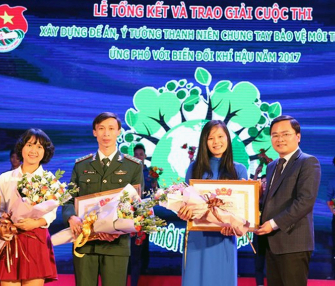 Quảng Bình đạt giải nhất cuộc thi xây dựng ý tưởng, đề án thanh niên chung tay bảo vệ môi trường