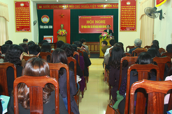 Tập huấn công tác đối ngoại nhân dân