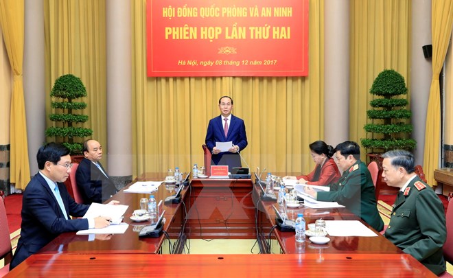 Chủ tịch nước chủ trì phiên họp thứ hai Hội đồng Quốc phòng và An ninh