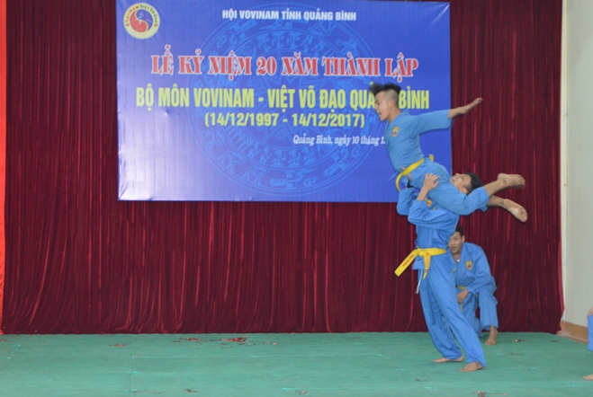 Vovinam – Việt võ đạo 20 năm phát triển tại Quảng Bình