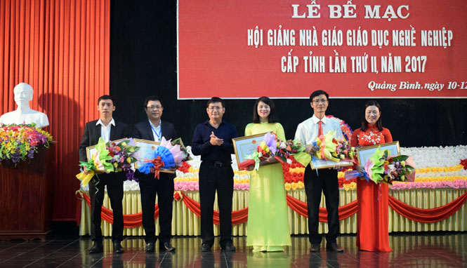 26 nhà giáo đạt giải hội giảng giáo dục nghề nghiệp cấp tỉnh năm 2017