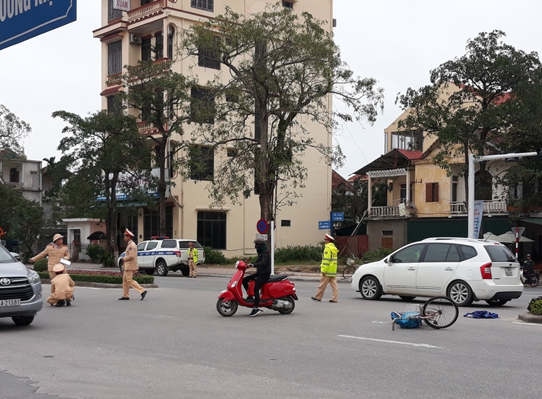 Va chạm giao thông, 1 người bị thương