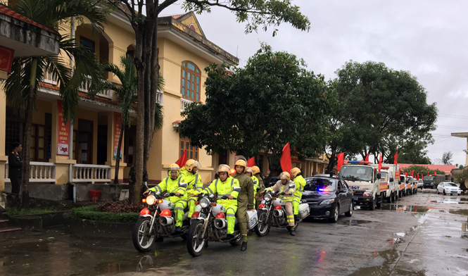 Các lực lượng Công an Quảng Bình đồng loạt ra quân tấn công trấn áp tội phạm