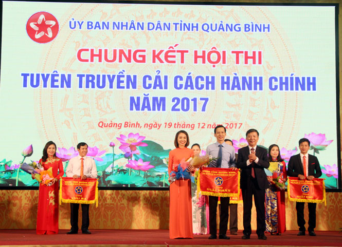 Ban quản lý Khu kinh tế đạt giải nhất hội thi tuyên truyền CCHC tỉnh năm 2017