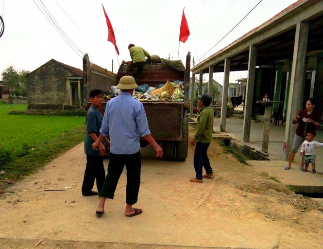 Thị xã Ba Đồn: 100% xã, phường thành lập tổ thu gom, xử lý rác thải