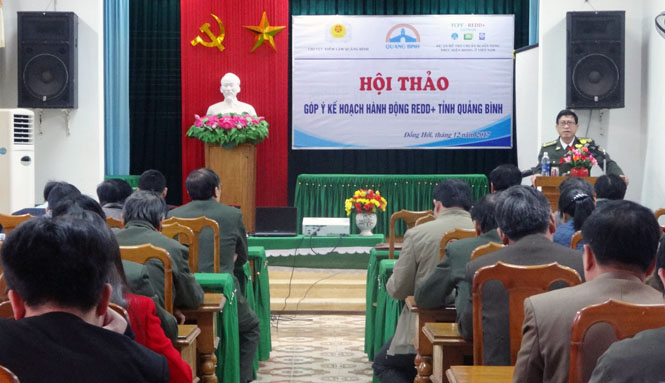 Góp ý vào kế hoạch REDD+ tỉnh Quảng Bình